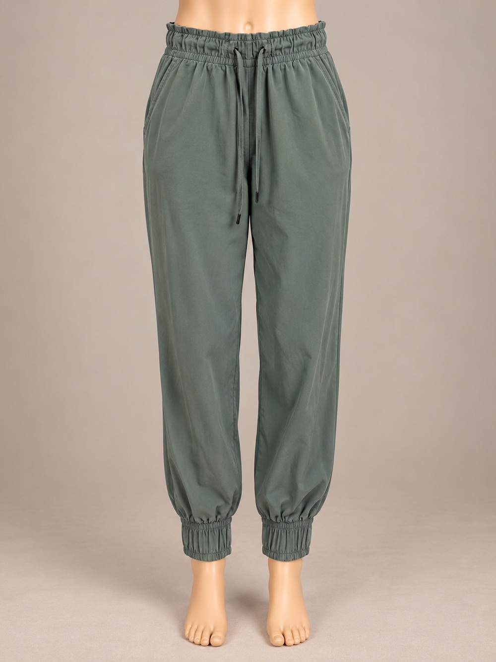 One by Chapter One Women’s Jogger Pants Sage Green XS 25” Inseam